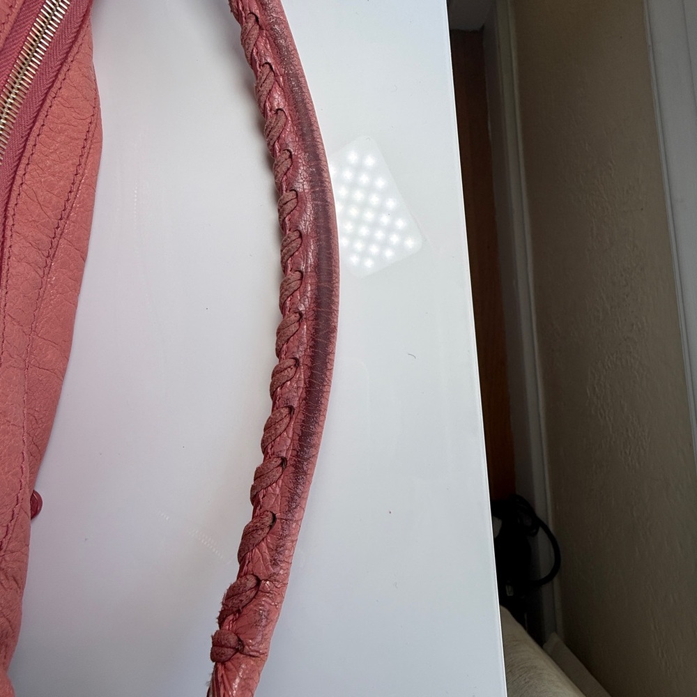 Balenciaga City Pink Leather Motorcycle bag - Picture 11 of 15